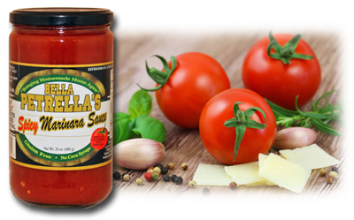 bella petrellas spicy marinara sauce